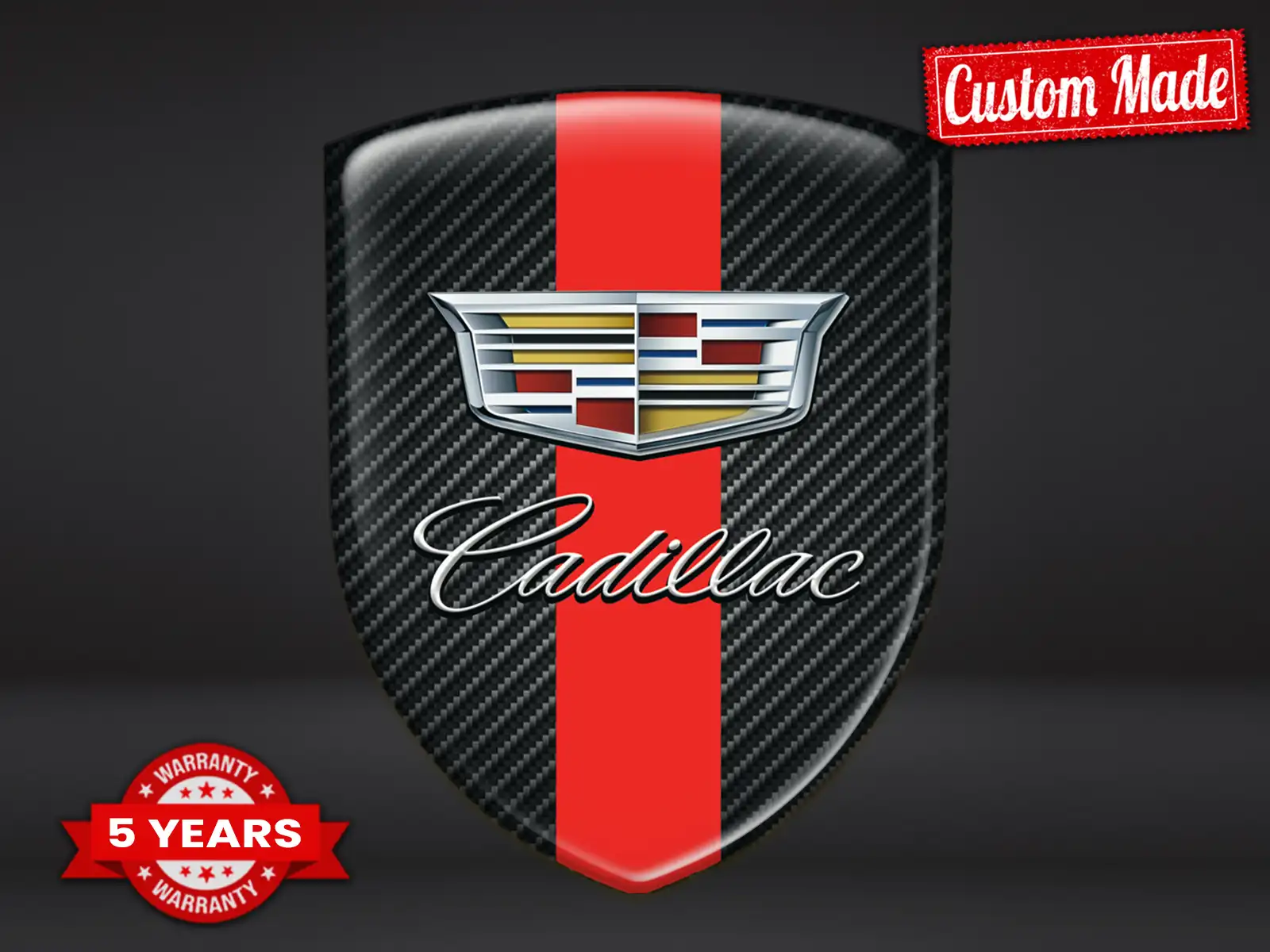 Cadillac Silikonsticker Tuning Anpassbar Professionell Auto